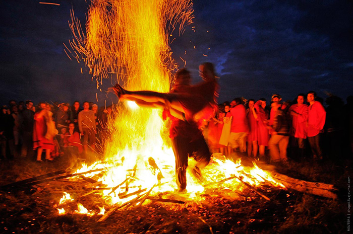 Ivan Kupala Day fire