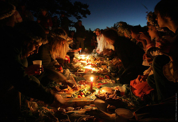 Ivan Kupala Day fire